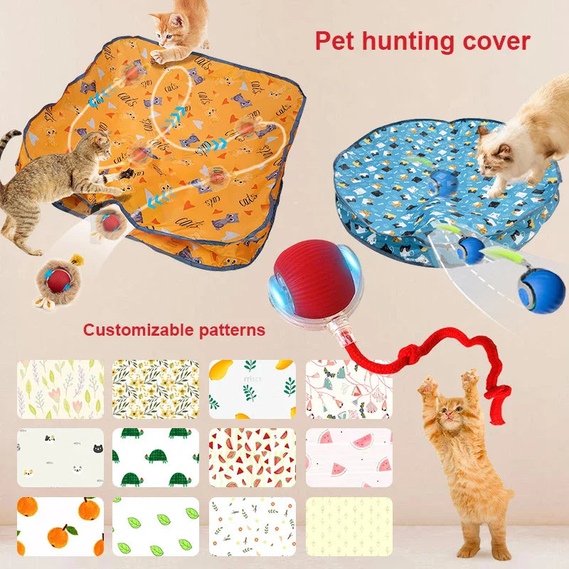 HKM-325843 Automatic Interactive Cat Toy Ball with Fast Rolling and Chirping for Indoor Play