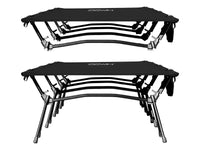 HKM-355667 Heavy Duty Portable Folding Camping Cot for Outdoor Use, Compact and Easy to Set Up Stretchers