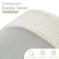 HKM-783443 Eco-Friendly Plush Semi-Circle Cat Bed for Winter Comfort, Soft Warm Sleeping Nest for Small Animals