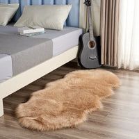 Plush Carpet Imitation Sheepskin Bedroom Wool Sofa Cushion Bay Window Cushion Irregular Non-slip Foot Pad Bedside Blanket
