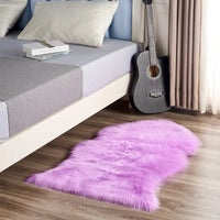 Plush Carpet Imitation Sheepskin Bedroom Wool Sofa Cushion Bay Window Cushion Irregular Non-slip Foot Pad Bedside Blanket