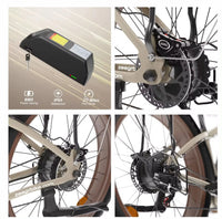 HKM-1654227 Adult Electric Bicycle Featuring 750W Motor, 20 MPH Top Speed, 48V System and 48V 23.0Ah Battery for Daily Commuting