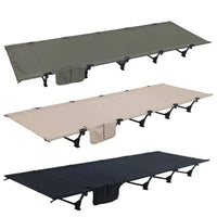 HKM-355667 Heavy Duty Portable Folding Camping Cot for Outdoor Use, Compact and Easy to Set Up Stretchers
