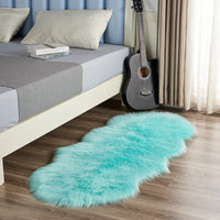 Plush Carpet Imitation Sheepskin Bedroom Wool Sofa Cushion Bay Window Cushion Irregular Non-slip Foot Pad Bedside Blanket
