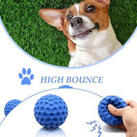 HKM-618451 Durable Interactive Waterproof Dog Chew Toy with Squeaker and Teeth Cleaning Features for Heavy Chewers