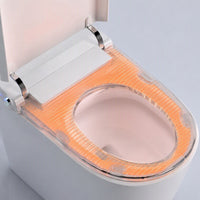 HKM-3263699 Smart Toilet Rimless One Piece Floor Mounted Siphonic Jet Flush White Ceramic Bidet Heated Seat With Remote Control