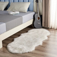 Plush Carpet Imitation Sheepskin Bedroom Wool Sofa Cushion Bay Window Cushion Irregular Non-slip Foot Pad Bedside Blanket