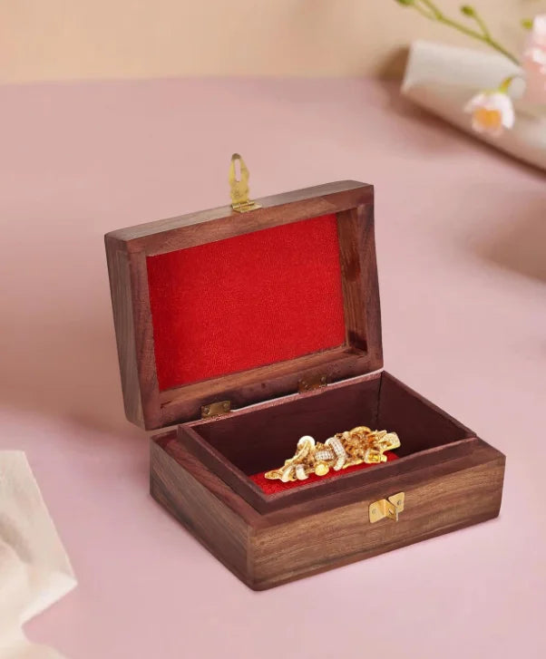 KTX-221011 Wooden Multipurpose Storage Organizer Box for Home, Kitchen, and Office