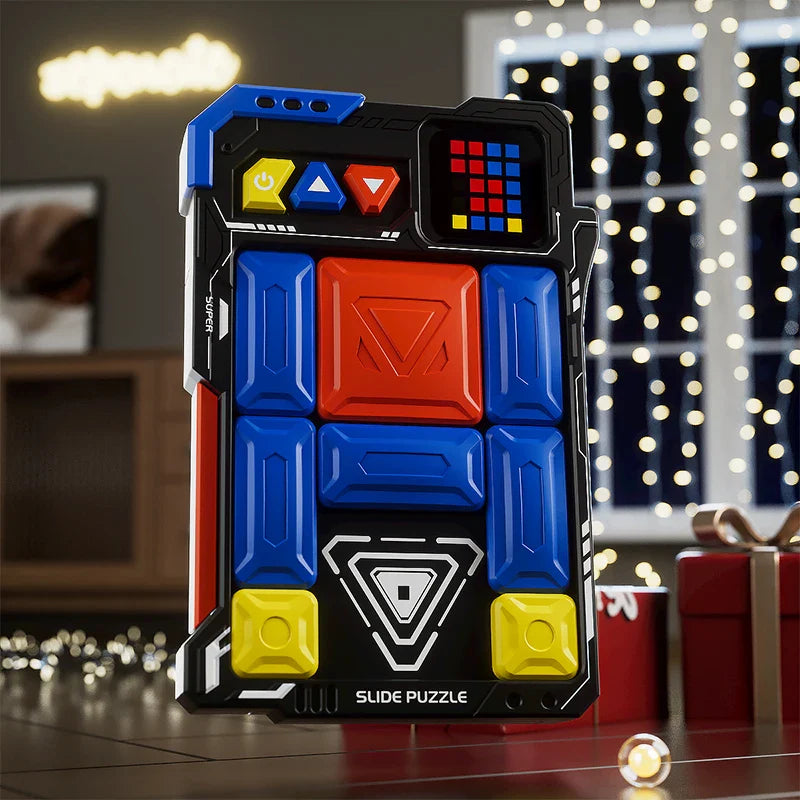 KTX-827347 500+ Challenge Brain Jigsaw Puzzles and Super Slide Puzzle Board Game for Kids - STEM Learning Toy