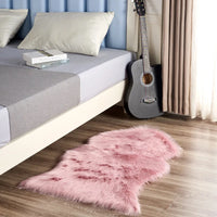 Plush Carpet Imitation Sheepskin Bedroom Wool Sofa Cushion Bay Window Cushion Irregular Non-slip Foot Pad Bedside Blanket