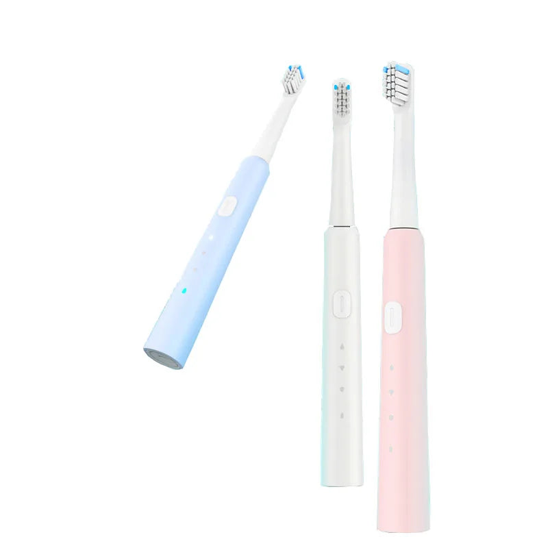 HKM-585491 Sonic Soft Eco-Friendly Electric Toothbrush with Soft Bristles for Adults and Kids
