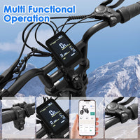 Electric Bike, Electric Mountain Bike with 48V 17.5Ah Removable Larger Battery 20'' Tire E Bike, Adult Electric Bicycles