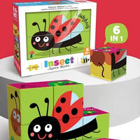 HKM-281875 6 in 1 Jigsaw Puzzle Set for Kids - Ocean, Insect, Universe, Arctic Themes, Educational Fun