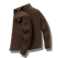 HKM-996883 Jacket for Men Winter Sporty Puffer Style Thickened Cotton Lamb Trend Granular Velvet Stand Collar Coats Jacket Custom