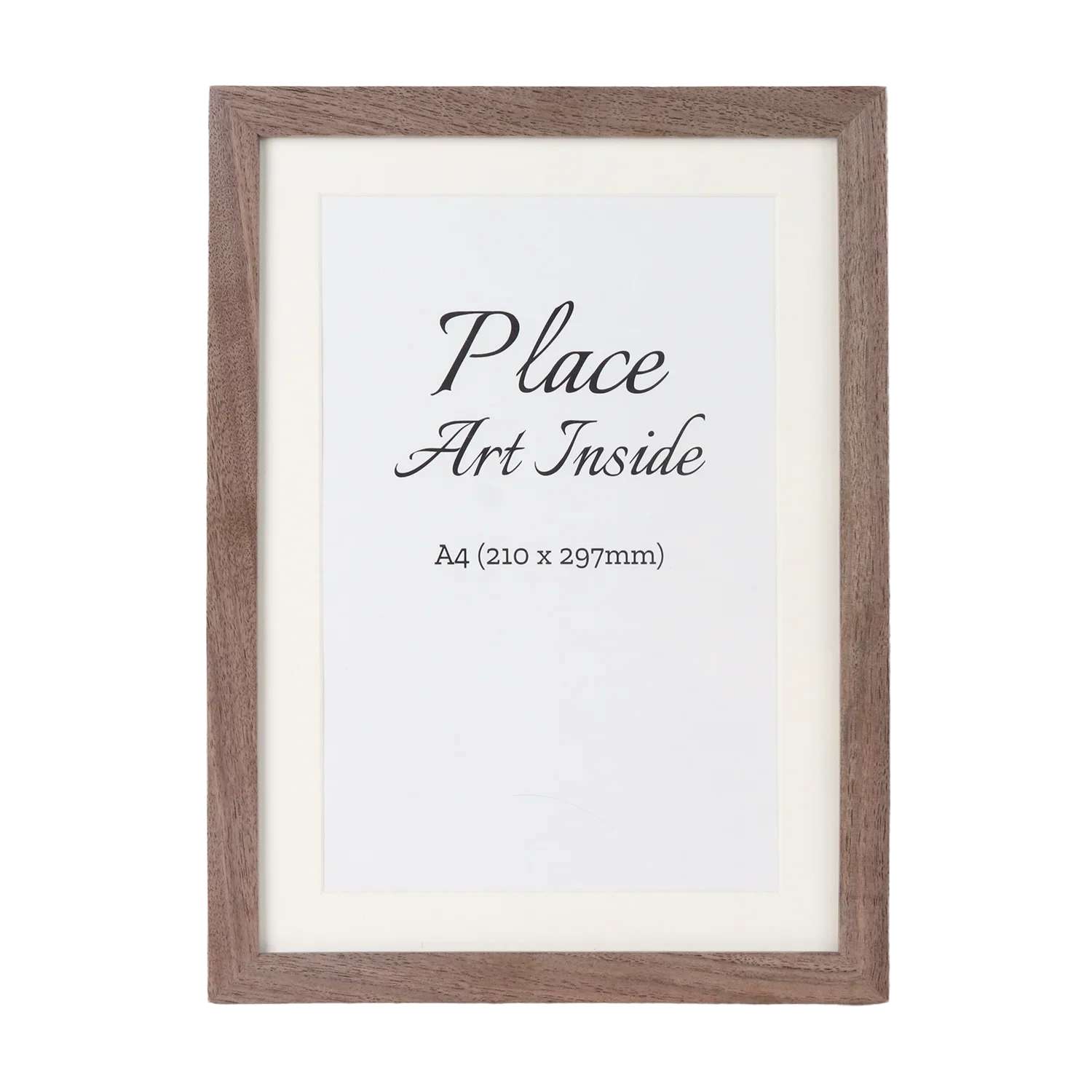 KTX-637075 Elegant Solid Hardwood Oak Photo Frame for A2, A3, A4 Prints - Wall Mount Art Decor