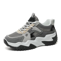 HKM-540435 SH201 New Colored Mesh Women's Board Shoes Summer Breathable Thick Sole Running Shoes Student Fashion Casual Shoes