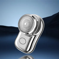HKM-422803 Compact Waterproof Mini Electric Razor for Travel - Rechargeable Pocket Shaver