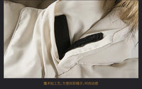 HKM-505363 Mens Winter Jacket Coat Oversized Thick Warm Outdoor Casual Solid Down Jackets for Men Simple Trendy Fur Collar Men's Coats