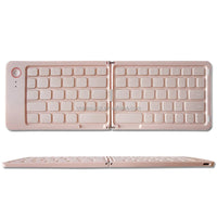 HKM-100819 Folding Bluetooth Keyboard for Tablets and Phones, Ultra Thin Design, Compatible with iPad and More