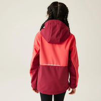 HKM-342675 Winter Girls Softshell Windproof Jacket Elegant Dress Design for Comfort and Style