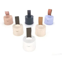 HKM-751635 Customisable Loose Powder Makeup Jar with Sponge Ball Applicator
