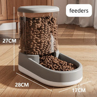 HKM-521299 Automatic Pet Feeder and Water Dispenser for Cats and Small Dogs