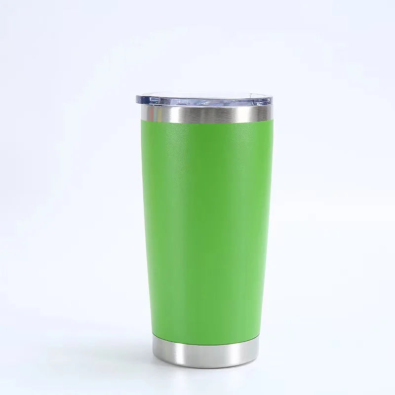 KTX-433107 Stainless Steel Double Wall Vacuum Insulated Travel Cup with Lid - Ideal for Home, Office and Car Use