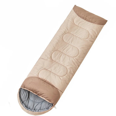 VTX-0290131 Sleeping Bag Envelope Thickened Cold-Proof Winter Warm Outdoor Camping Hiking Lightweight Portable Bag for Adults