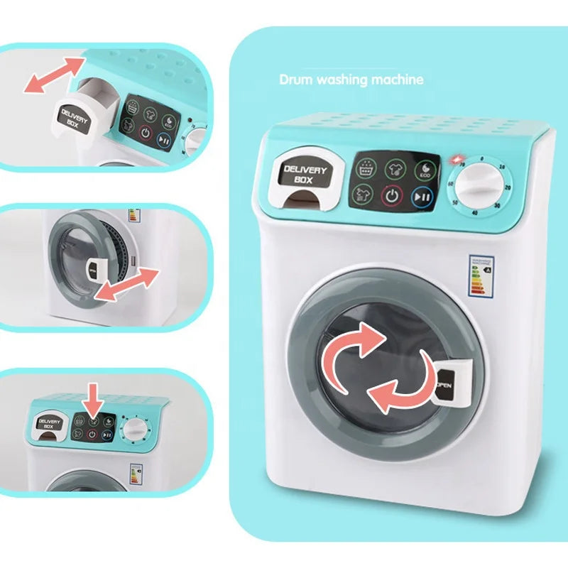 KTX-322323 Children's Pretend Play Kitchen Set with Coffee Machine for Imaginative Role Play