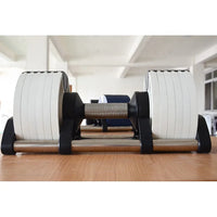 HKM-977107 Adjustable Dumbbells Set - 20kg, 32kg, 40kg - Multiple Colours, Cast Iron, Rust Resistant