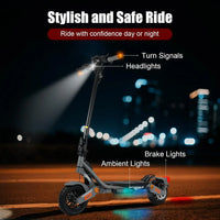 Wholesale 1200W Dual Motor Electric Scooter for Adults - 50MPH Fast Speed Off-road Foldable E Scooter with Turn Signals