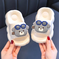 HKM-853459 Lovely Kids' 3D Cartoon EVA Beach Sandals Anti-Slip Soft Sole Summer Slippers Cute and Comfortable Indoor-Outdoor Slides
