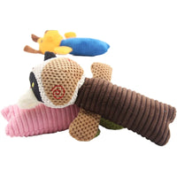HKM-258003 Soft Interactive Squeaky Dog Chew Toys Set for Aggressive Chewers