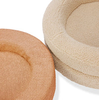 HKM-242195 Comfortable Round High-Walled Dog Bed with Durable Fabric and Washable Cover