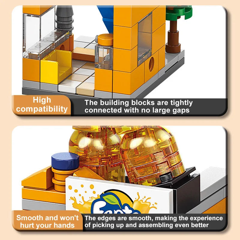 KTX-209043 8 in 1 3D Mini City Building Block Set for Kids