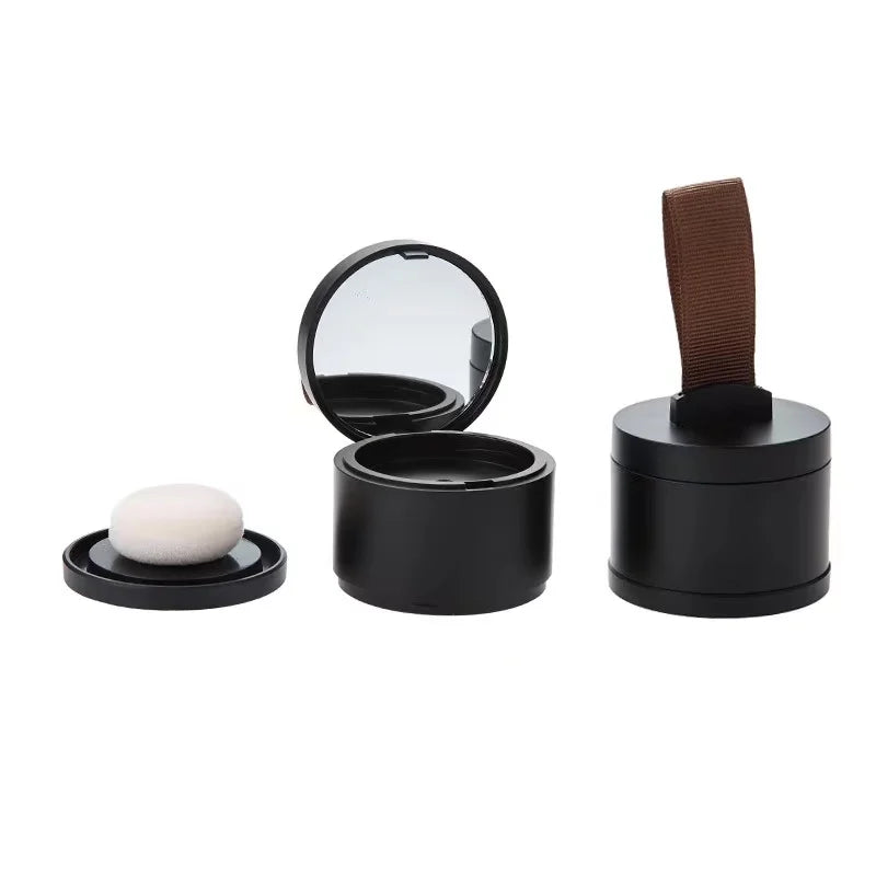 HKM-751635 Customisable Loose Powder Makeup Jar with Sponge Ball Applicator