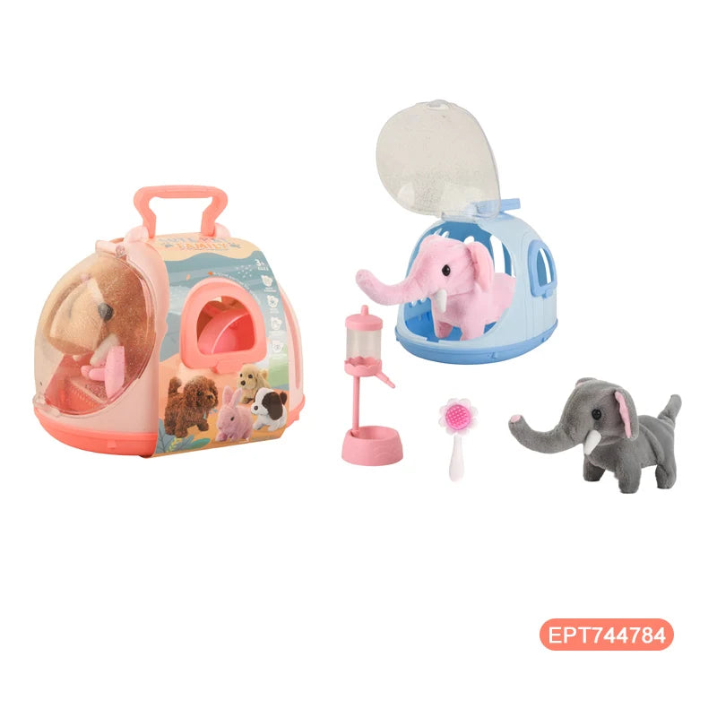 KTX-572179 Battery-Operated Plush Chick Toy with Sound for Kids Ages 2-7