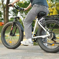 US Warehouse Stock 1000W 26'' Fat Tire E-bike, 48V 7 Speed Electric Bicycle with Front Suspension, Ready to Ship