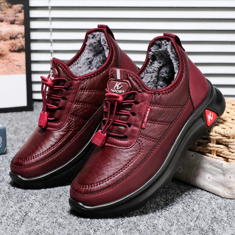 HKM-393555 BM-21802Walking Non-slip Waterproof Warm Winter Shoes for Women and Men Men's Casual Flat Boots