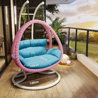 Modern Design Indoor Outdoor Rocking Swing Bird's Nest Balcony Hammock Chair 2-Seater Outdoor Furniture Hanging Basket Swing
