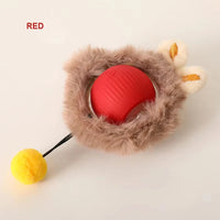 HKM-325843 Automatic Interactive Cat Toy Ball with Fast Rolling and Chirping for Indoor Play
