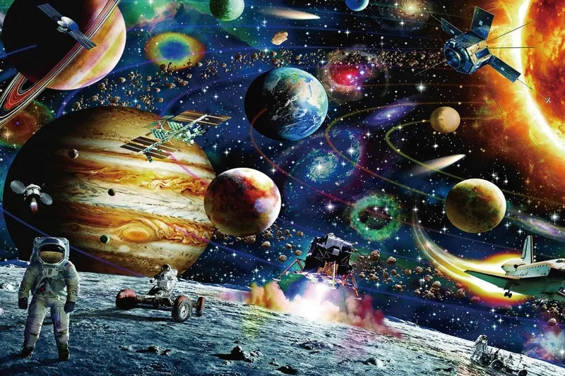 KTX-514323 Custom 1000 Piece Jigsaw Puzzle Featuring Famous Painting Scenery for Educational Decompression Activities