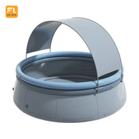 HKM-979411 Large 360x183cm Inflatable Swimming Pool for Kids and Adults with Sun Protection Feature