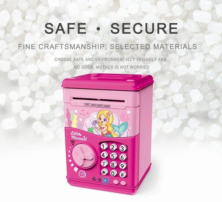 HKM-442259 Digital Password Electronic ATM Piggy Bank for Kids - Safe Plastic Money Saving Box