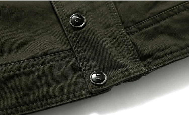 KTX-931347 Men's Winter Jacket Thick Outdoor Clothing Sports Moto Jacket With Zipper Closure Men's Coats