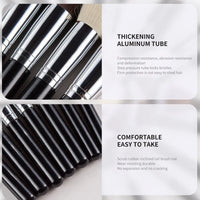 HKM-701907 30-Piece Synthetic Hair Makeup Brush Set for Powder and Foundation Application