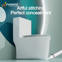 HKM-3132627 Smart Toilet One Piece S-Trap Elongated Siphon Flush Dual Power White Ceramic Floor Mounted Bidet Toilet Seat