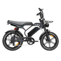 HKM-7779027 Electric Fat Tire Bike for City Commuting, 250W Motor, 48V 15.6Ah Battery, 20 x 4 in Tires, 7 Speed