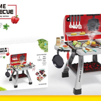 HKM-295379 Kids BBQ Grill Playset Toy Kitchen Set for Cooking and Barbecue Fun