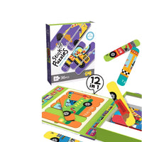 HKM-445715 36PCS Baby Matching Card Puzzle Set - Educational Cartoon Animal Jigsaw Toys for Kids